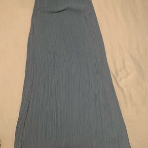 Madewell Steel Blue Maxi Dress